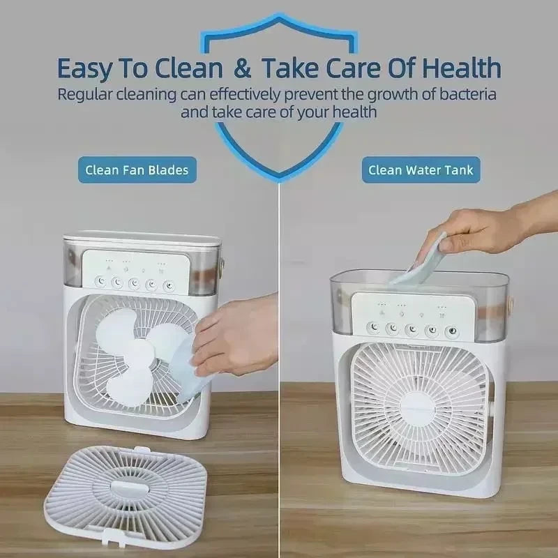 Portable 3-in-1 Desktop Air Cooler