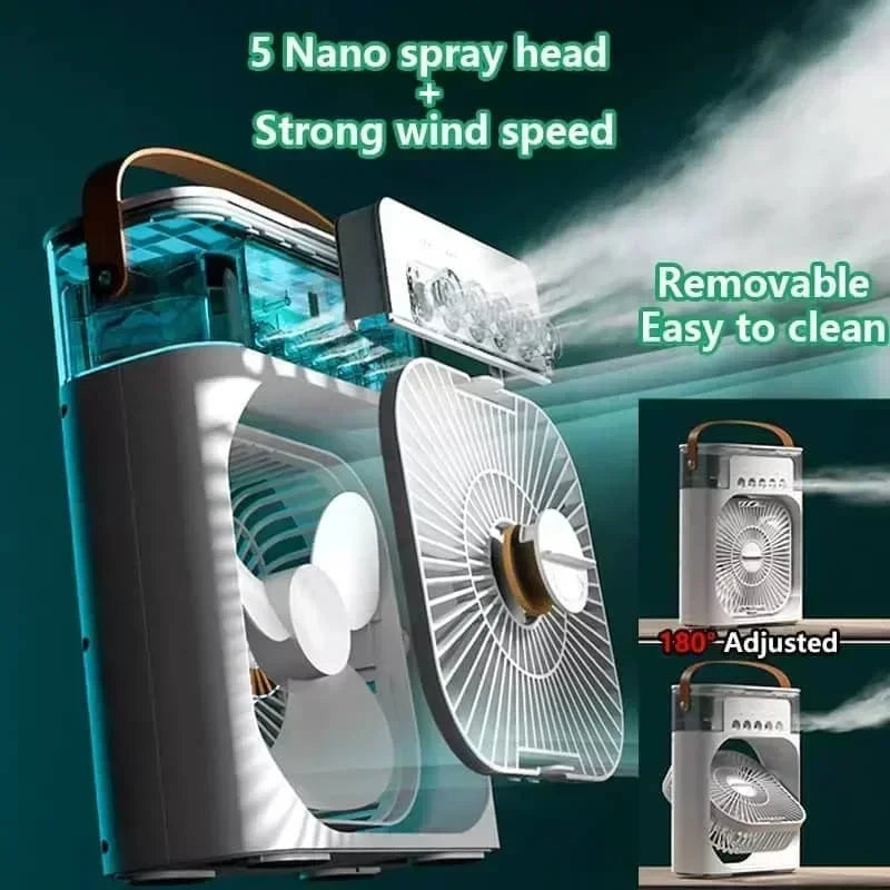 Portable 3-in-1 Desktop Air Cooler