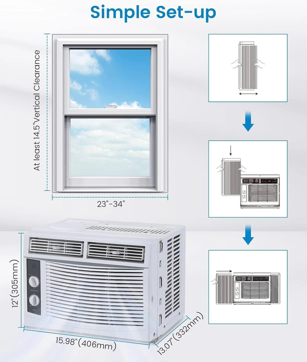 Compact Window Air Conditioner