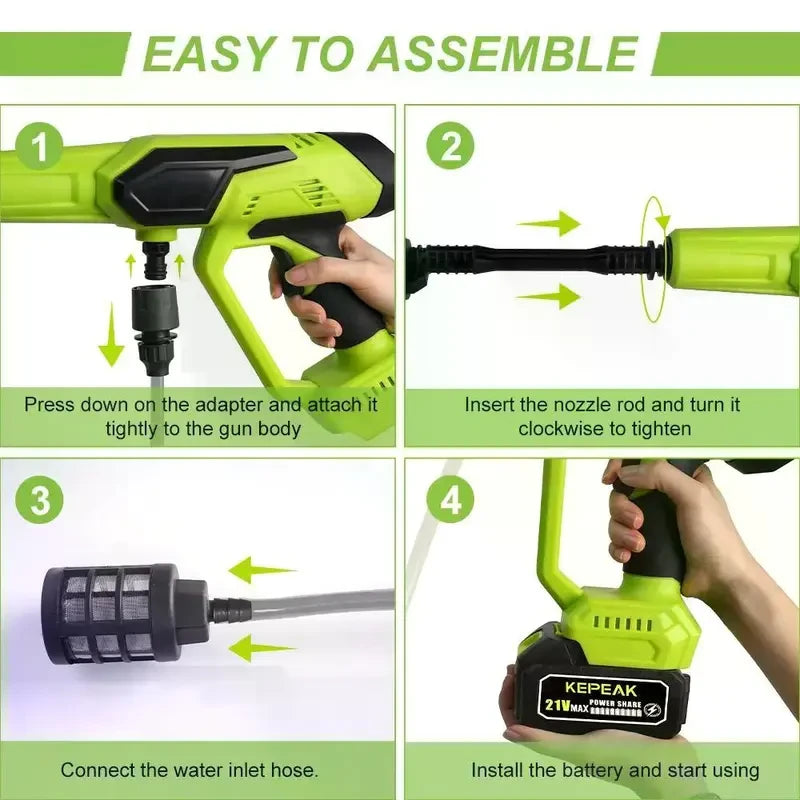 Kepeak Cordless Portable Pressure Washer