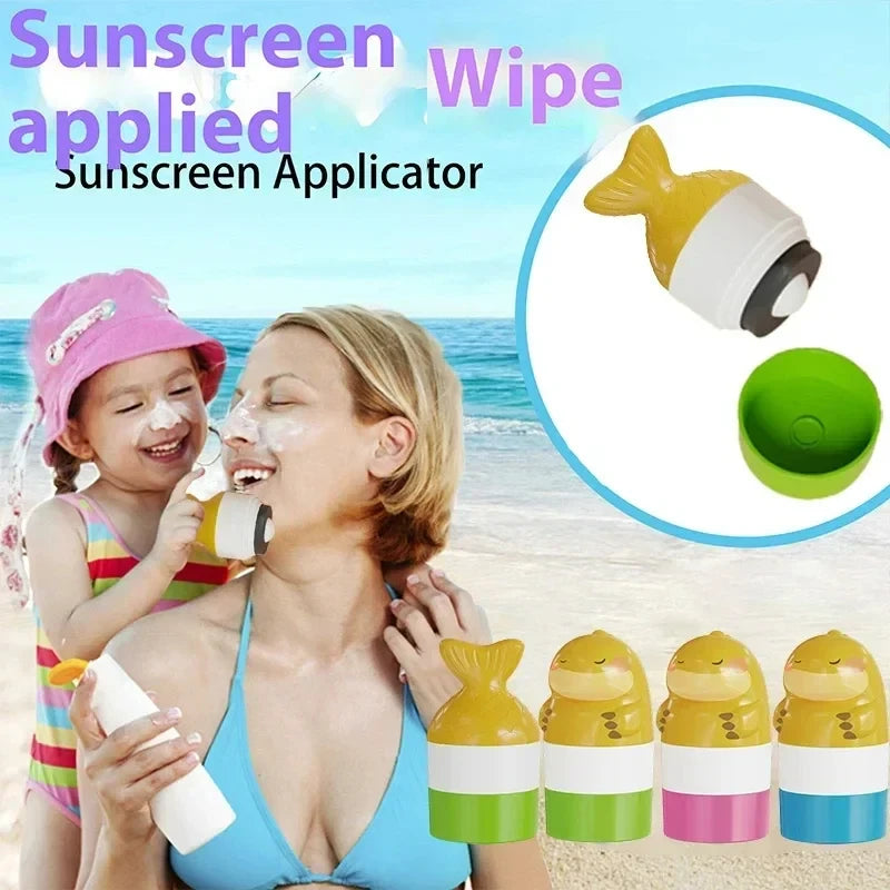 Refillable Portable Sunscreen Roll-on Applicator