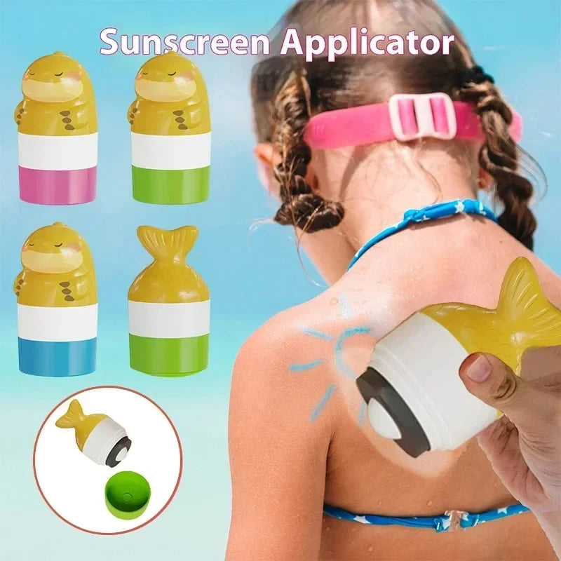 Refillable Portable Sunscreen Roll-on Applicator
