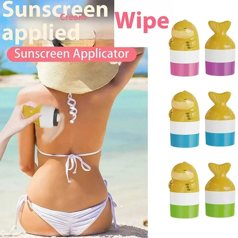 Refillable Portable Sunscreen Roll-on Applicator