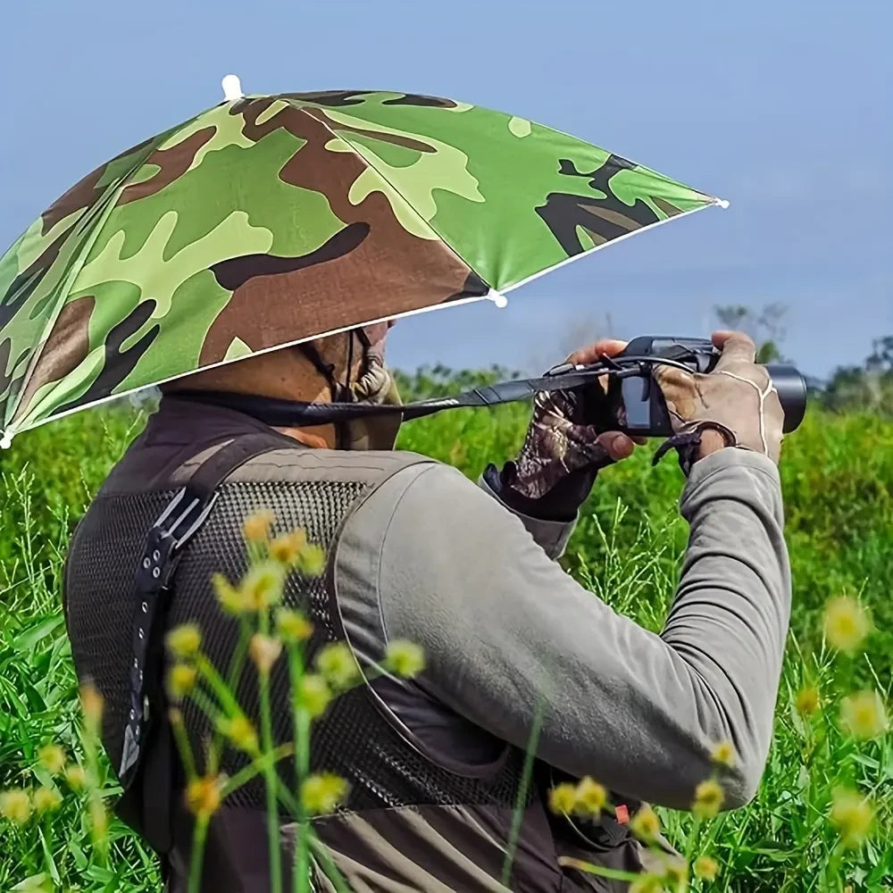 Wearable UV Protection Umbrella Hat