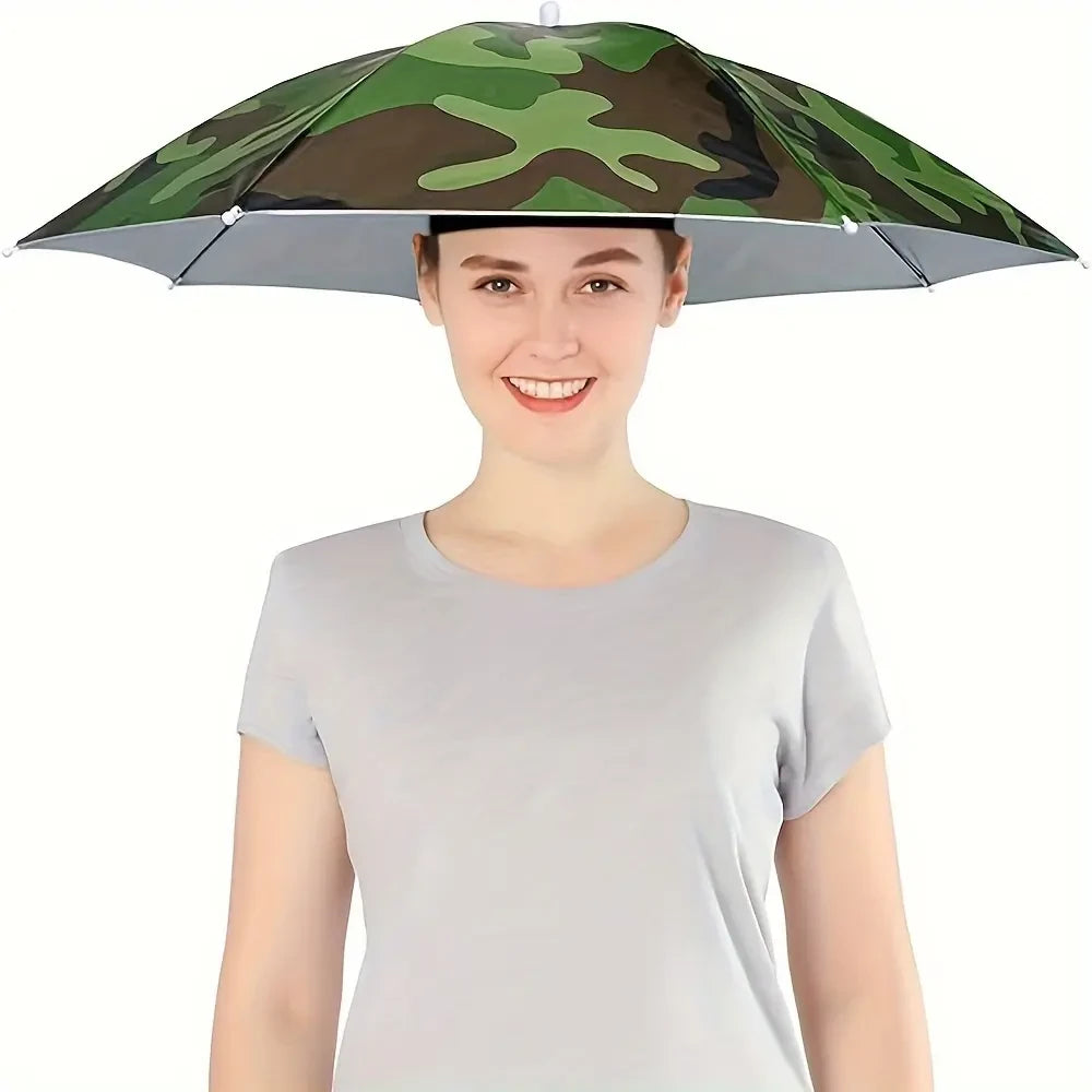 Wearable UV Protection Umbrella Hat