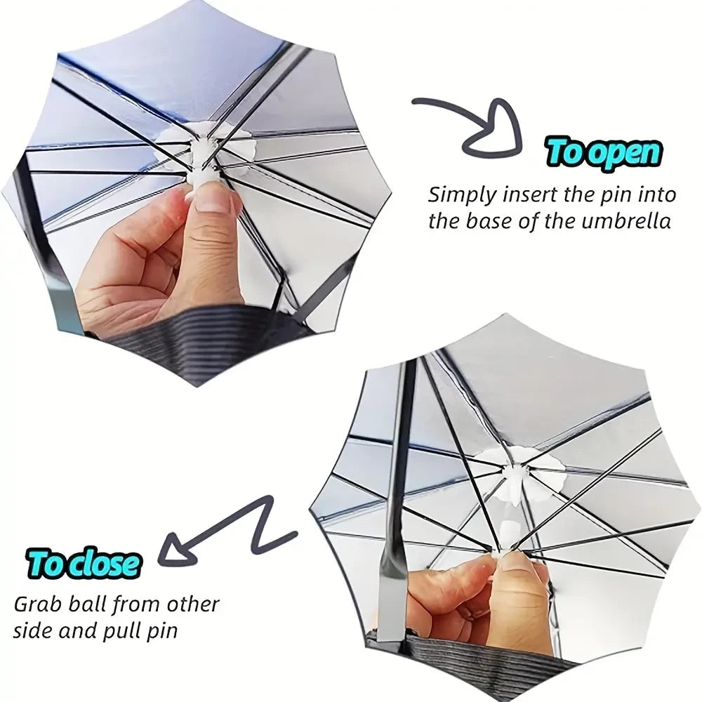 Wearable UV Protection Umbrella Hat