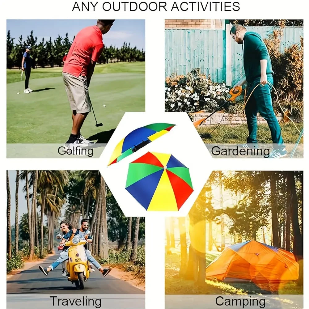 Wearable UV Protection Umbrella Hat