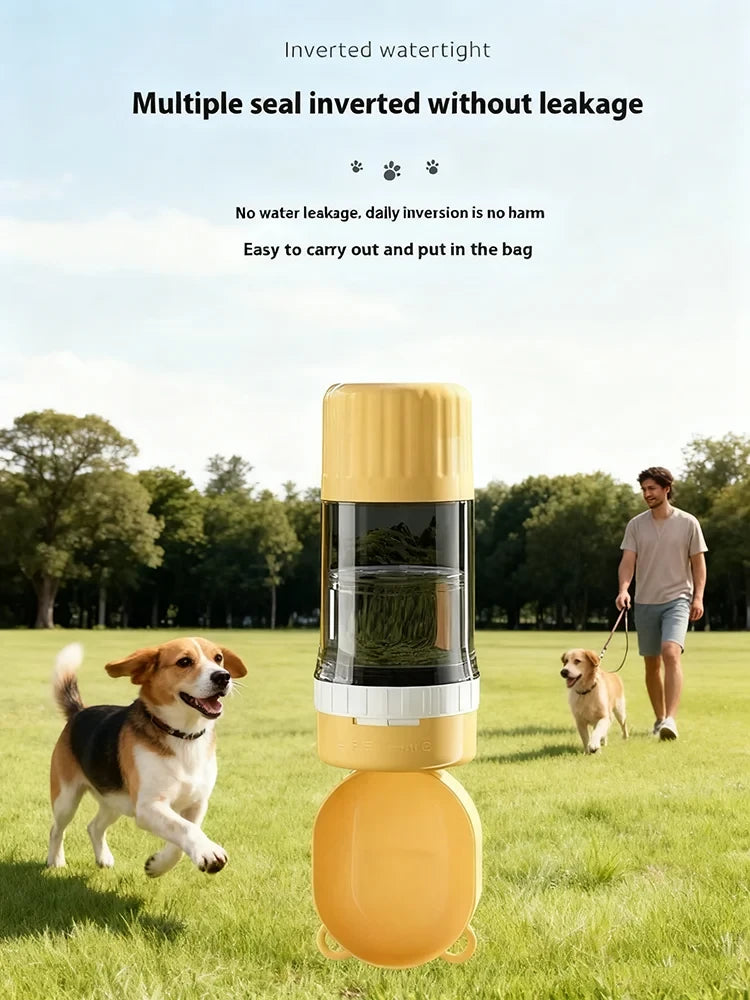 Portable Pet Water and Food Dispenser