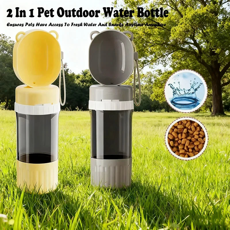 Portable Pet Water and Food Dispenser