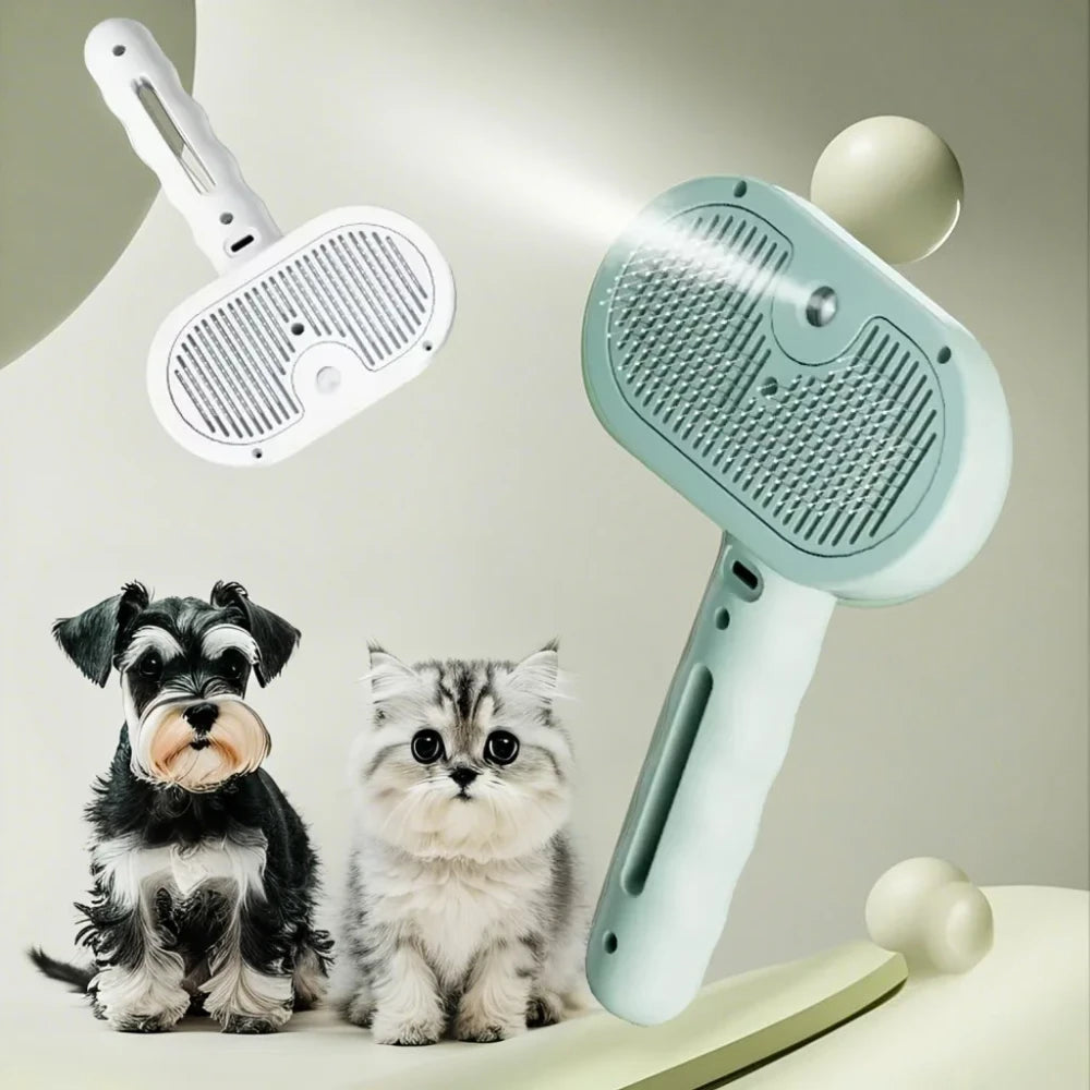 Steaming Pet Grooming Brush