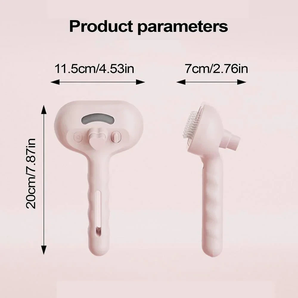 Steaming Pet Grooming Brush