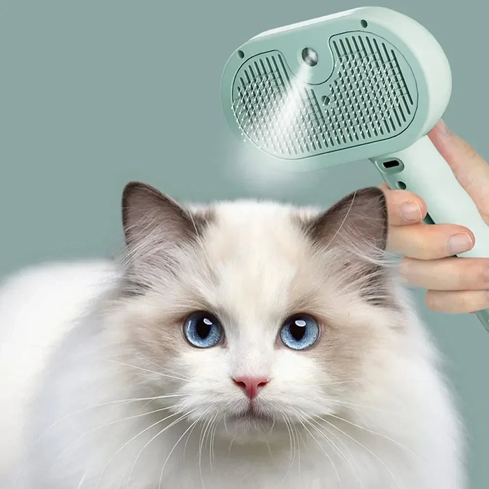 Steaming Pet Grooming Brush