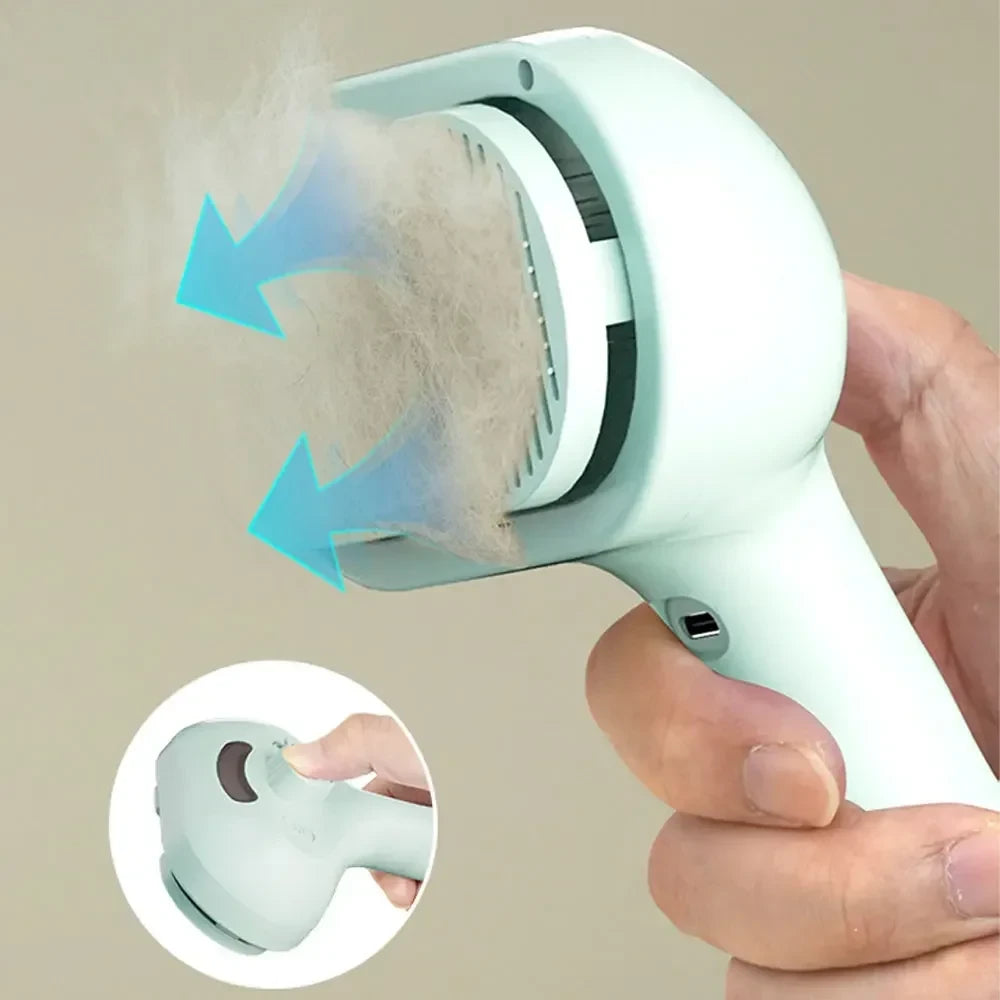 Steaming Pet Grooming Brush