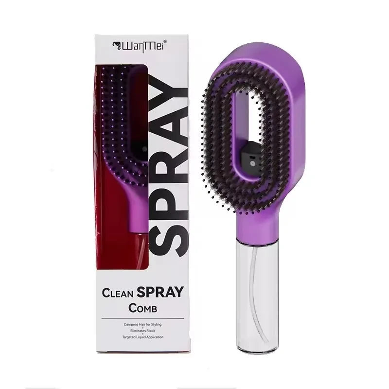 Dual-Function Spray Mist Detangling Comb