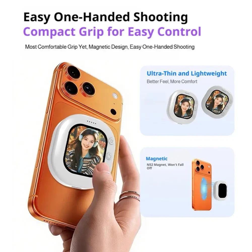 Magnetic Wireless Vlogging Selfie Monitor