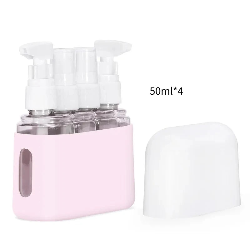 Leakproof 4-in-1 Travel Dispenser