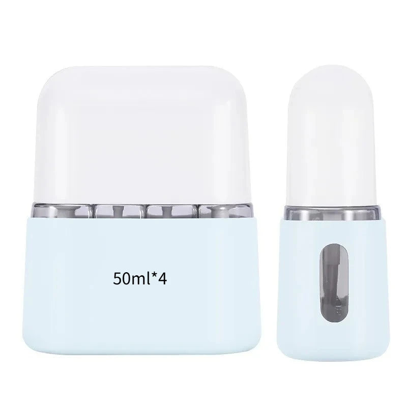 Leakproof 4-in-1 Travel Dispenser