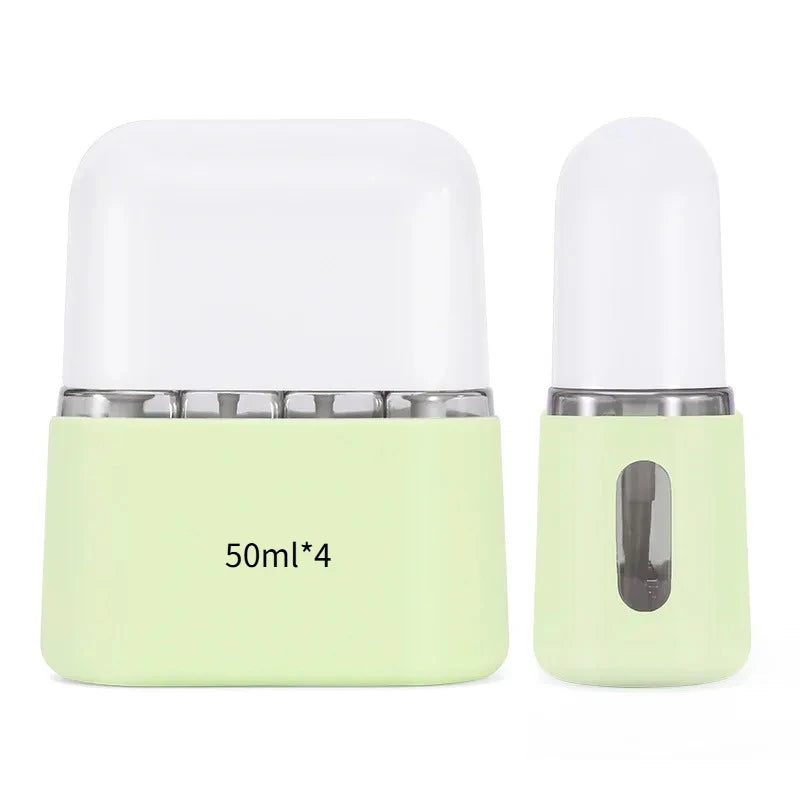 Leakproof 4-in-1 Travel Dispenser