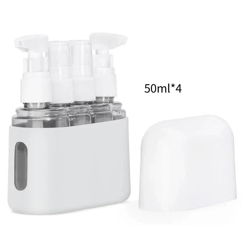 Leakproof 4-in-1 Travel Dispenser